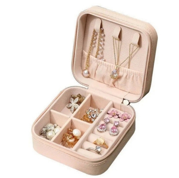 Small Travel Jewelry Box - Pink - Picture 5 of 9